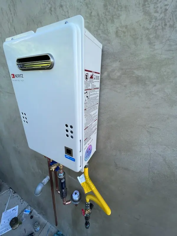 Tankless water heater installation for Clark Hill homes