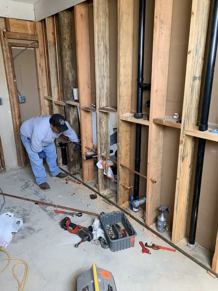 Commercial rough-in plumbing for Water Heater Replacement in Clark Hill